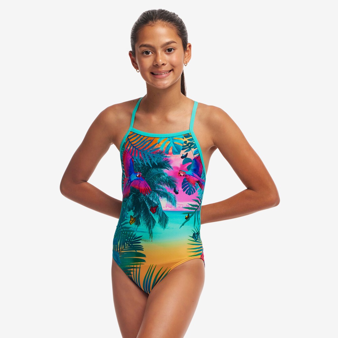 Funkita Strapped In One Piece - The Beach (Girl's)