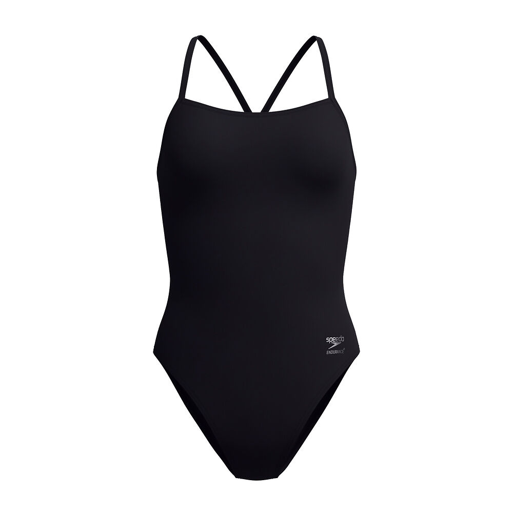 Speedo Solid V-Back 2.0 One Piece - Black