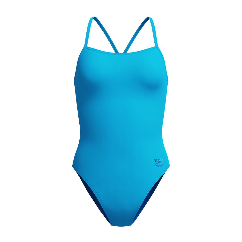 Speedo Solid V-Back 2.0 One Piece - Picton Blue
