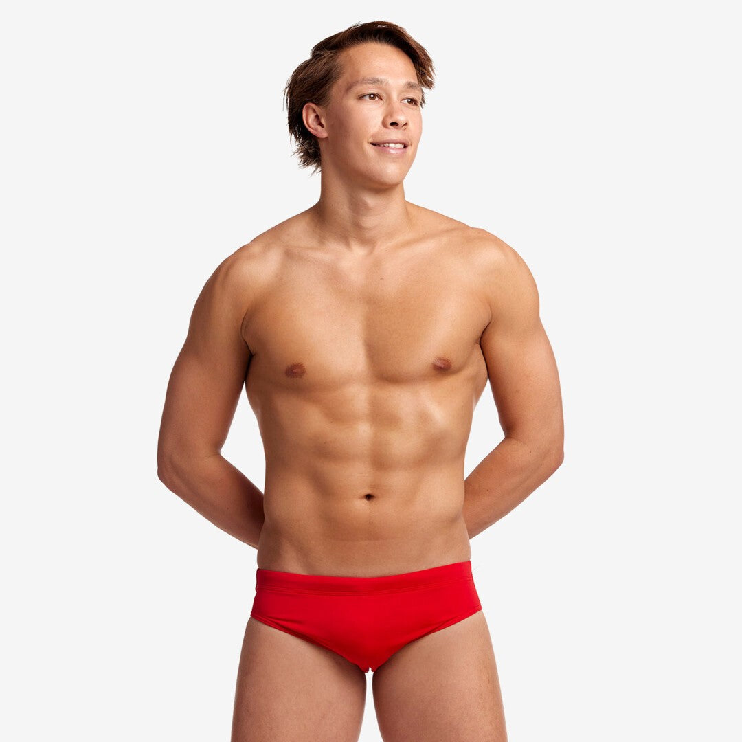 Funky Trunks Classic Brief - Still Red