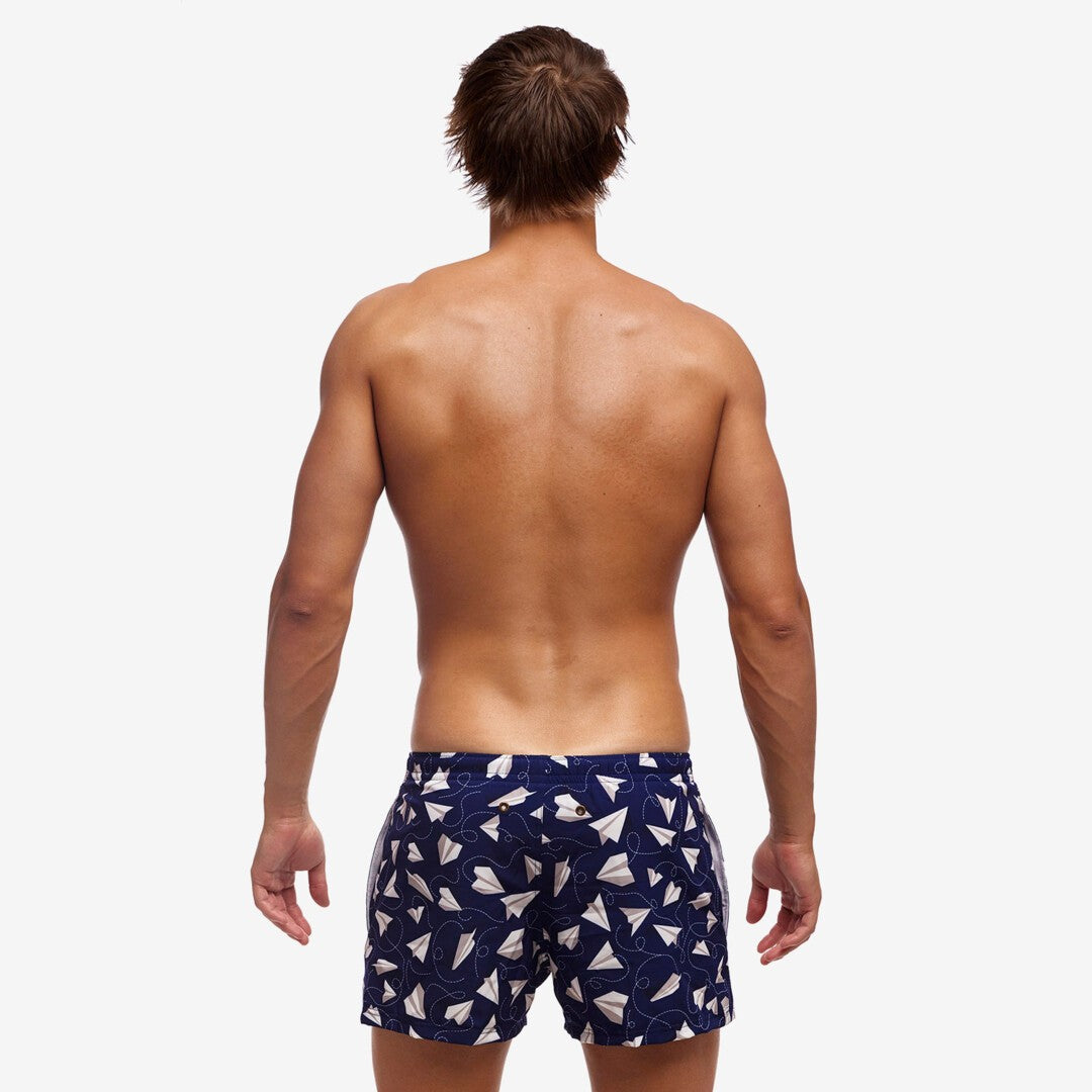 Funky Trunks Shorty Shorts Short - Paper Plain