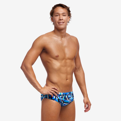 Funky Trunks Seamed Brief - Polar Caps