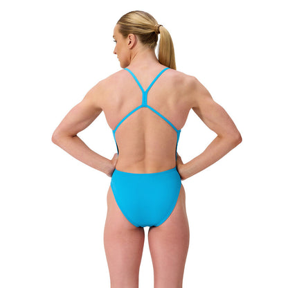 Speedo Solid V-Back 2.0 One Piece - Picton Blue